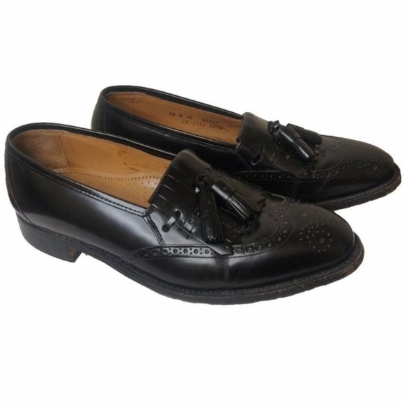 Johnston & Murphy Black Tassel Loafers - Picture 1 of 14